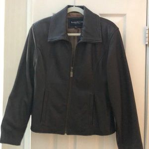 Kenneth Cole Brown leather jacket